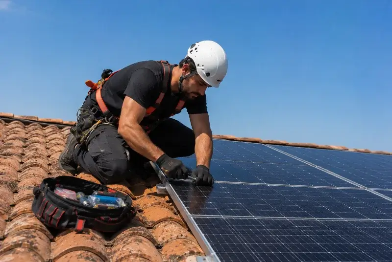 Maintenance et monitoring de panneaux solaires à Montory