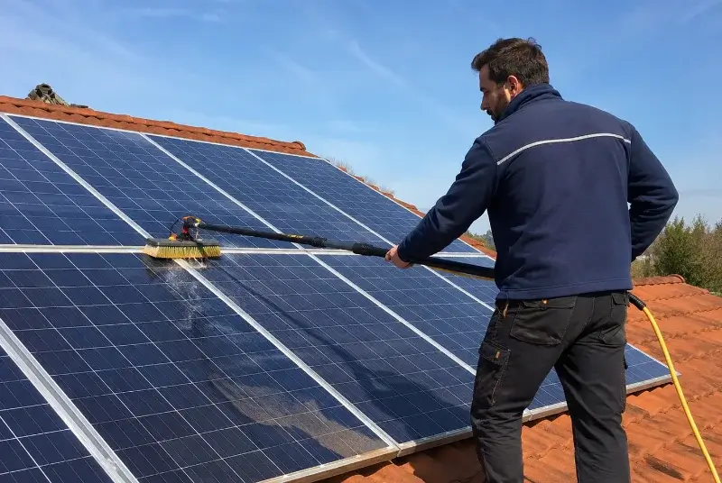 Nettoyage et entretien de panneaux solaires à Montory